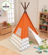 Kidkraft Tipi Deluxe oranje - Speeltent