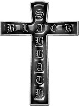 Black Sabbath Pin Cross Zwart/Zilverkleurig