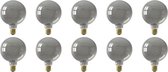 CALEX - LED Lamp 10 Pack - Globe - Filament G125 - E27 Fitting - Dimbaar - 4W - Warm Wit 2100K - Titanium - BES LED