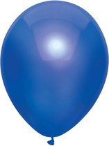 Haza Original Ballonnen Metallic Donkerblauw 30 Cm 100 Stuks