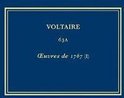 Œuvres complètes de Voltaire (Complete Works of Voltaire)- Œuvres complètes de Voltaire (Complete Works of Voltaire) 63A