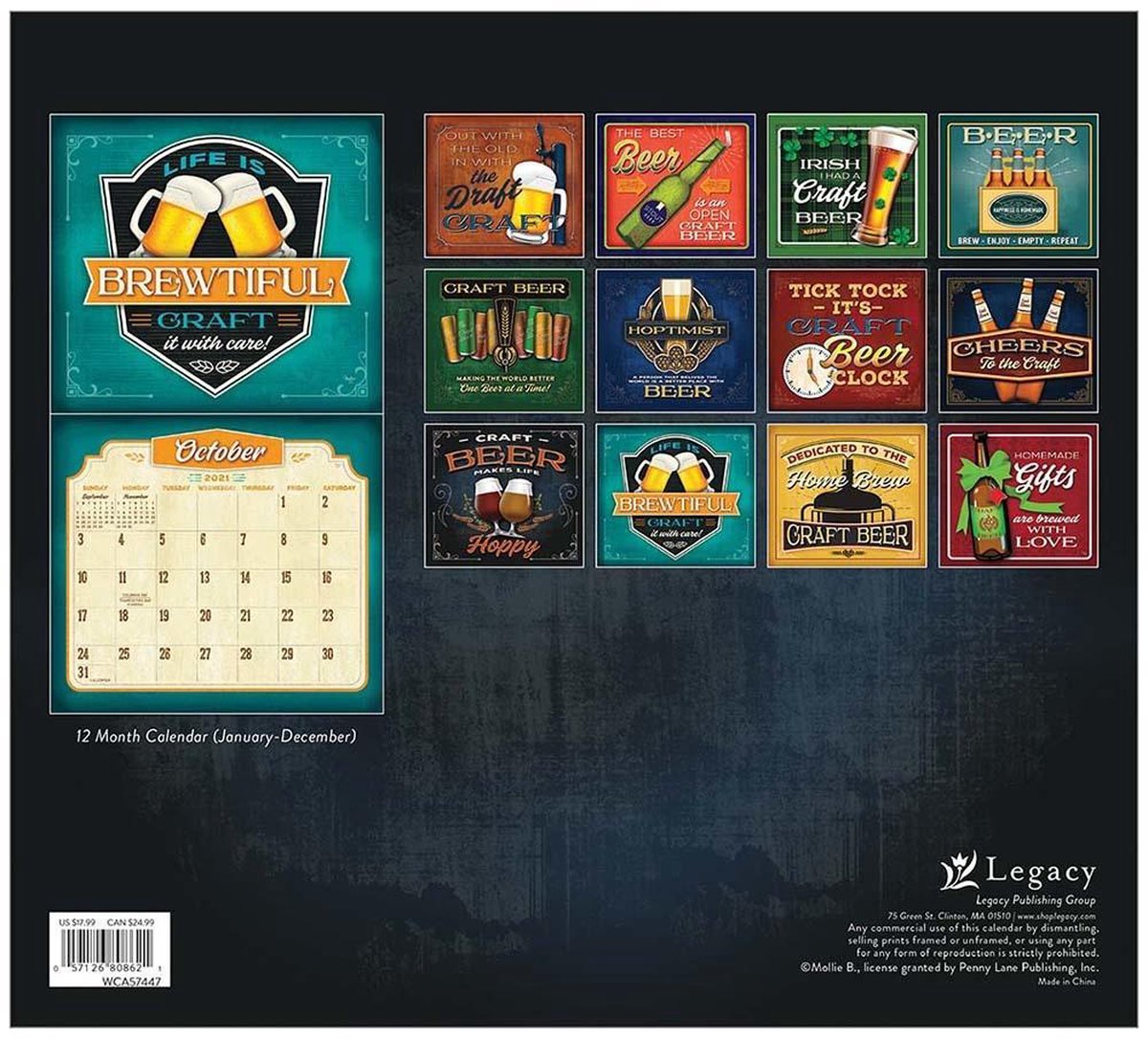 Craft Beer Kalender 2021  bol.com
