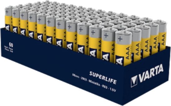 Varta Batterijen Aaa Superlife R03 1,5v Zink-carbon 48 Stuks