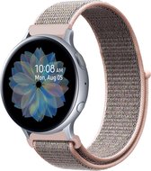 Samsung Galaxy Watch bandje 40mm - Samsung Galaxy Watch Active 2 42mm / 44mm - iMoshion Nylon Smartwatch bandje - Roze