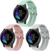 iMoshion Siliconen bandje 3-pack voor de Garmin Venu / Vivoactive 3 / Forerunner 245