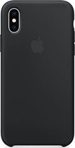 Apple Siliconen Back Cover voor iPhone XS - Zwart