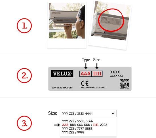 VELUX Store à enrouleur occultant d'origine (DKL), cadre argenté, PK08, beige