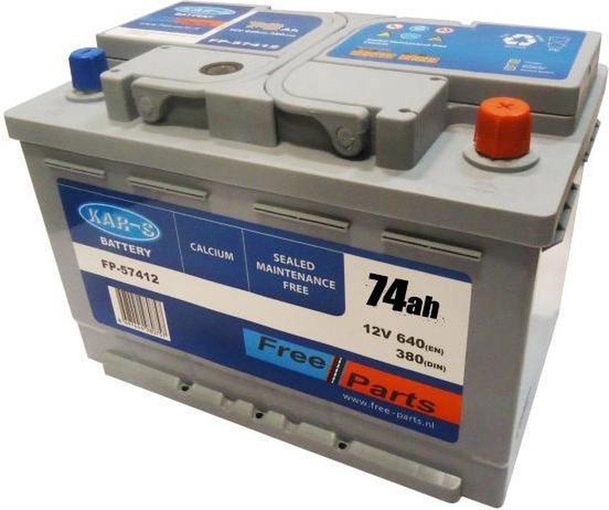 EXIDE EXCELL EB740 Batterie 12V 74Ah 680A B13 Batterie au plomb