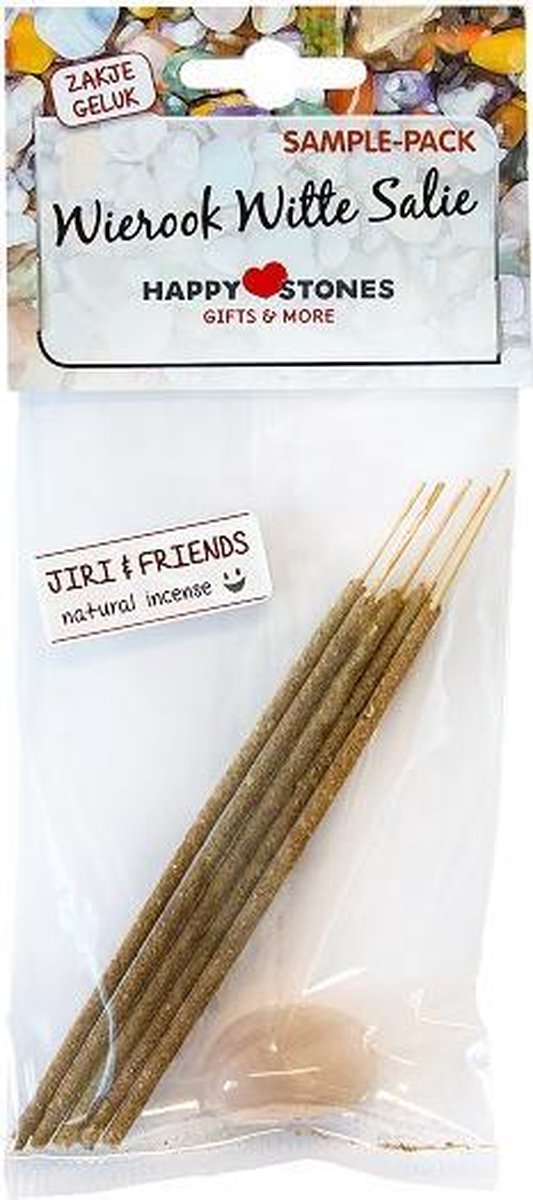 Goedkoopste Jiri & Friends Zakje geluk wierook witte salie mini 1 Stuks