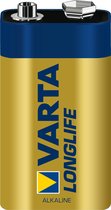 Varta Longlife 9V Blok Batterij 4122 (minder) 4008496573783