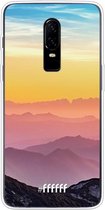 OnePlus 6 Hoesje Transparant TPU Case - Golden Hour #ffffff