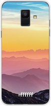 Samsung Galaxy A6 (2018) Hoesje Transparant TPU Case - Golden Hour #ffffff