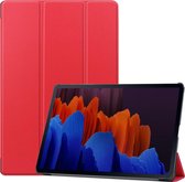 Coque Smart Tri-Fold pour Samsung Galaxy Tab S7 Plus - Rouge