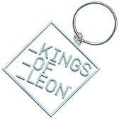 Kings Of Leon Sleutelhanger Block Logo Wit