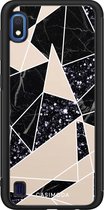 Samsung A10 hoesje - Abstract painted | Samsung Galaxy A10 case | Hardcase backcover zwart