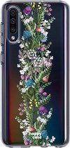 HappyCase Samsung Galaxy A50 Hoesje Flexibel TPU Floral Print