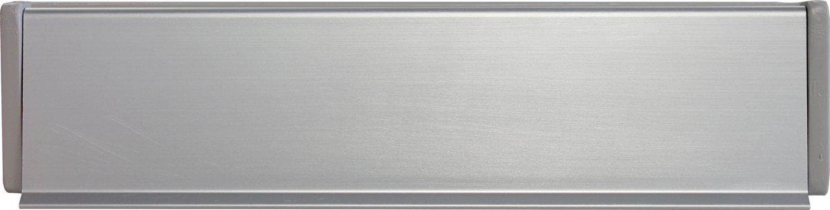 Ivana Economy Briefplaat Met Klep Aluminium F1 Deurdikte 36-56mm 345x70mm