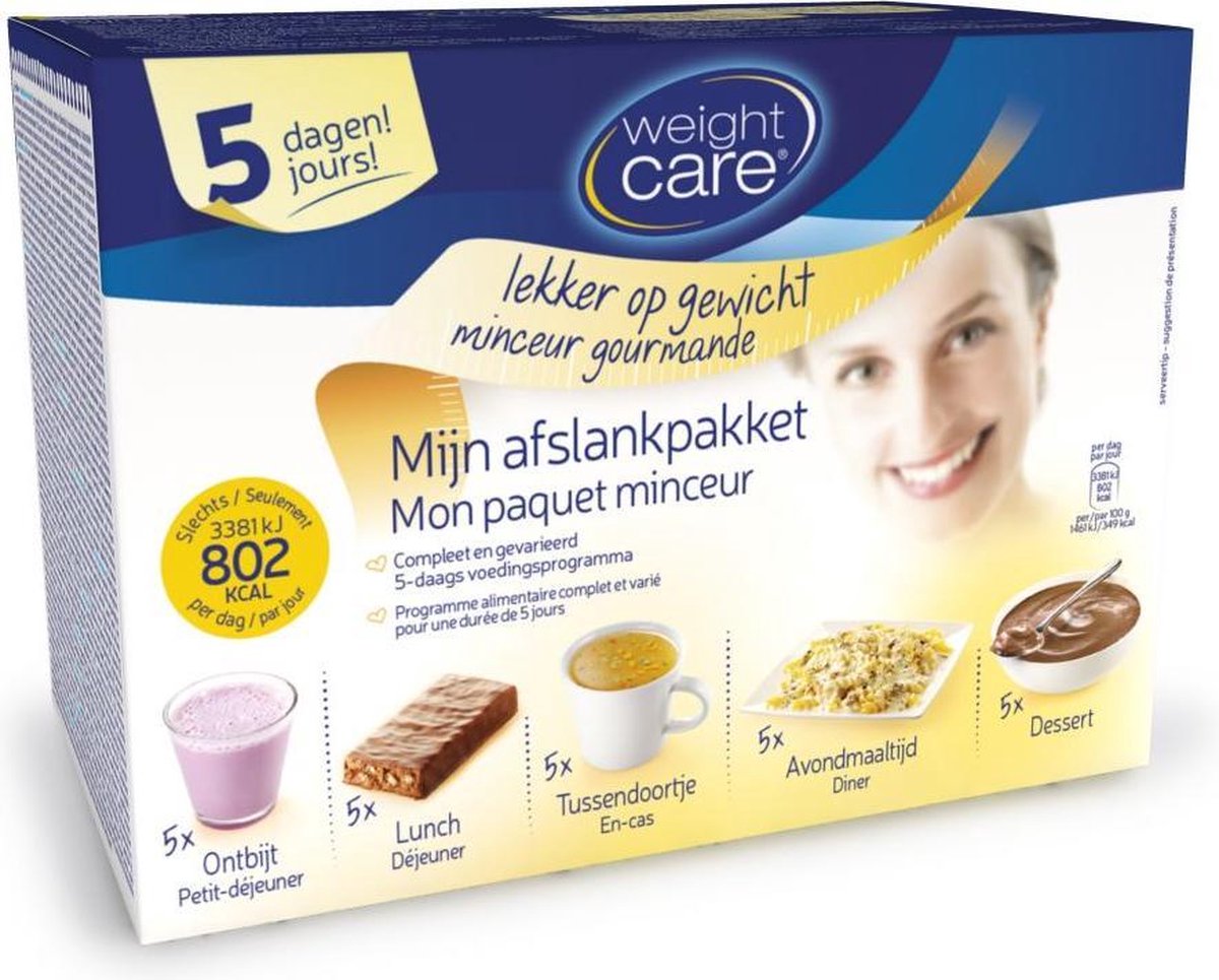 Weight Care Afslankpakket Maaltijdvervangers - 5 Daagse Minikuur