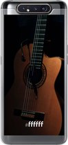 Samsung Galaxy A80 Hoesje Transparant TPU Case - Guitar #ffffff