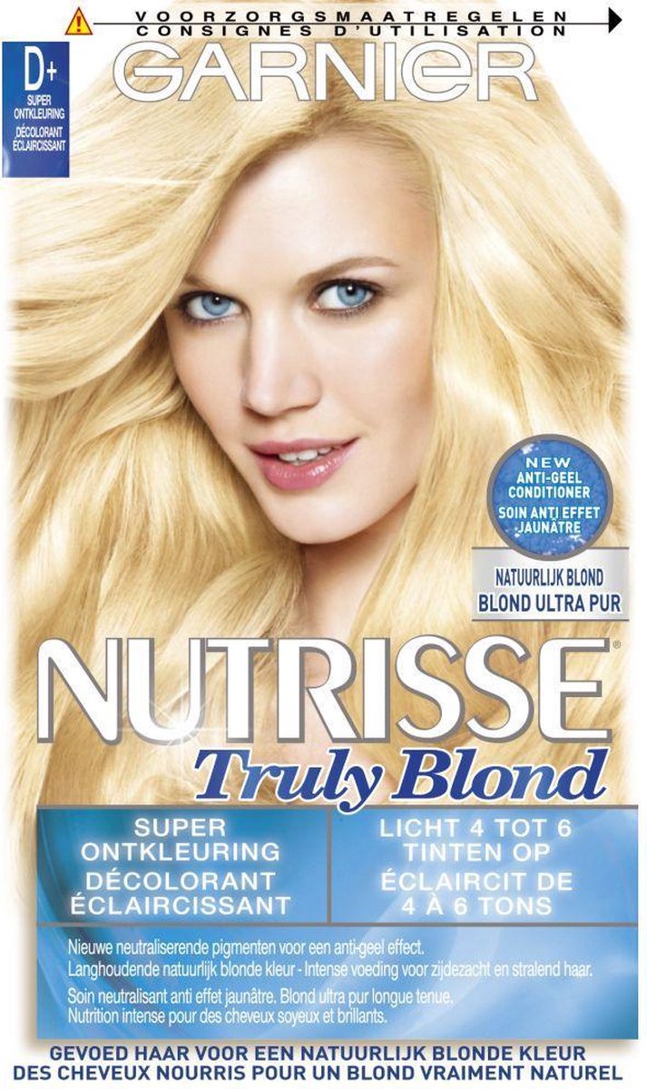 patroon Tom Audreath zeil Garnier Nutrisse Truly Blond D+ - Ontkleuring - Haarverf | bol.com