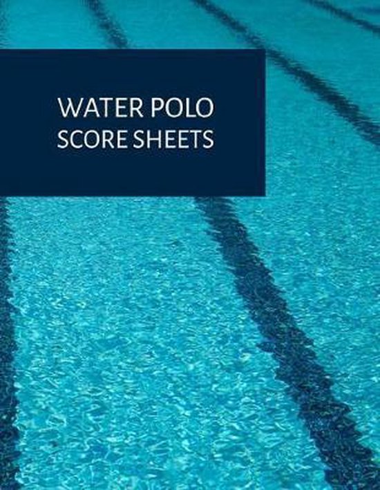 Water Polo Score Book Mark W Duffy 9781693317057 Boeken Bol