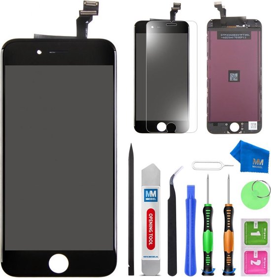 MMOBIEL LCD Display Touchscreen voor iPhone 6 - ZWART - inclusief Tools + Screenprotector