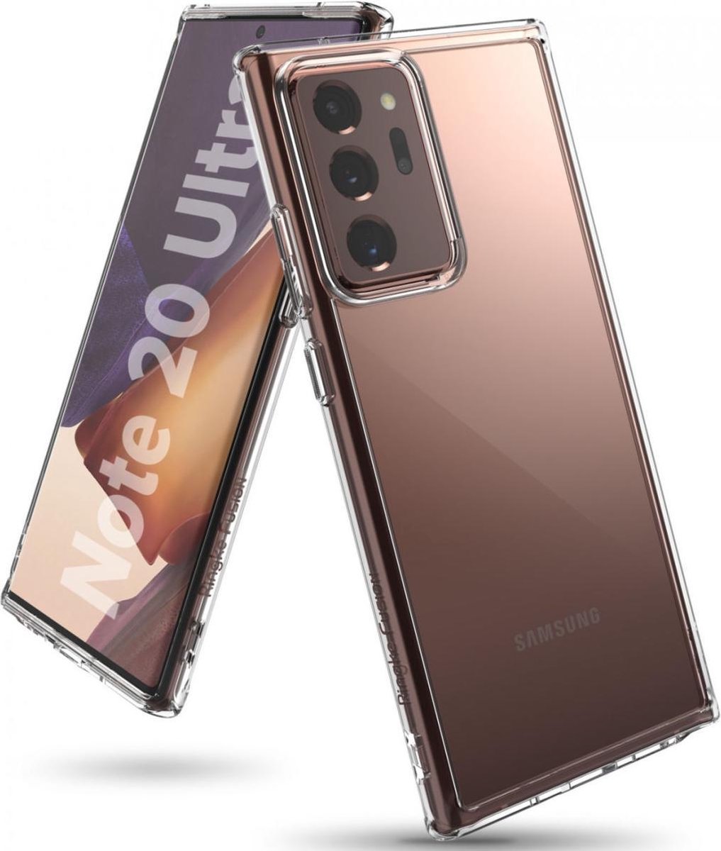 Ringke Fusion Hoesje Geschikt voor Samsung Galaxy Note 20 Ultra Transparant