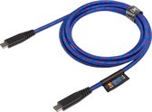 Xtorm Onverwoestbare USB-C Power Delivery oplaadkabel - 2 m - Blauw - Levenslange garantie