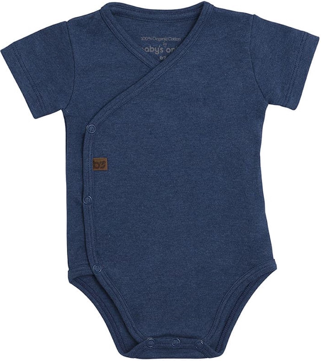 Baby's Only Rompertje Melange - Jeans - 68 - 100% ecologisch katoen - GOTS