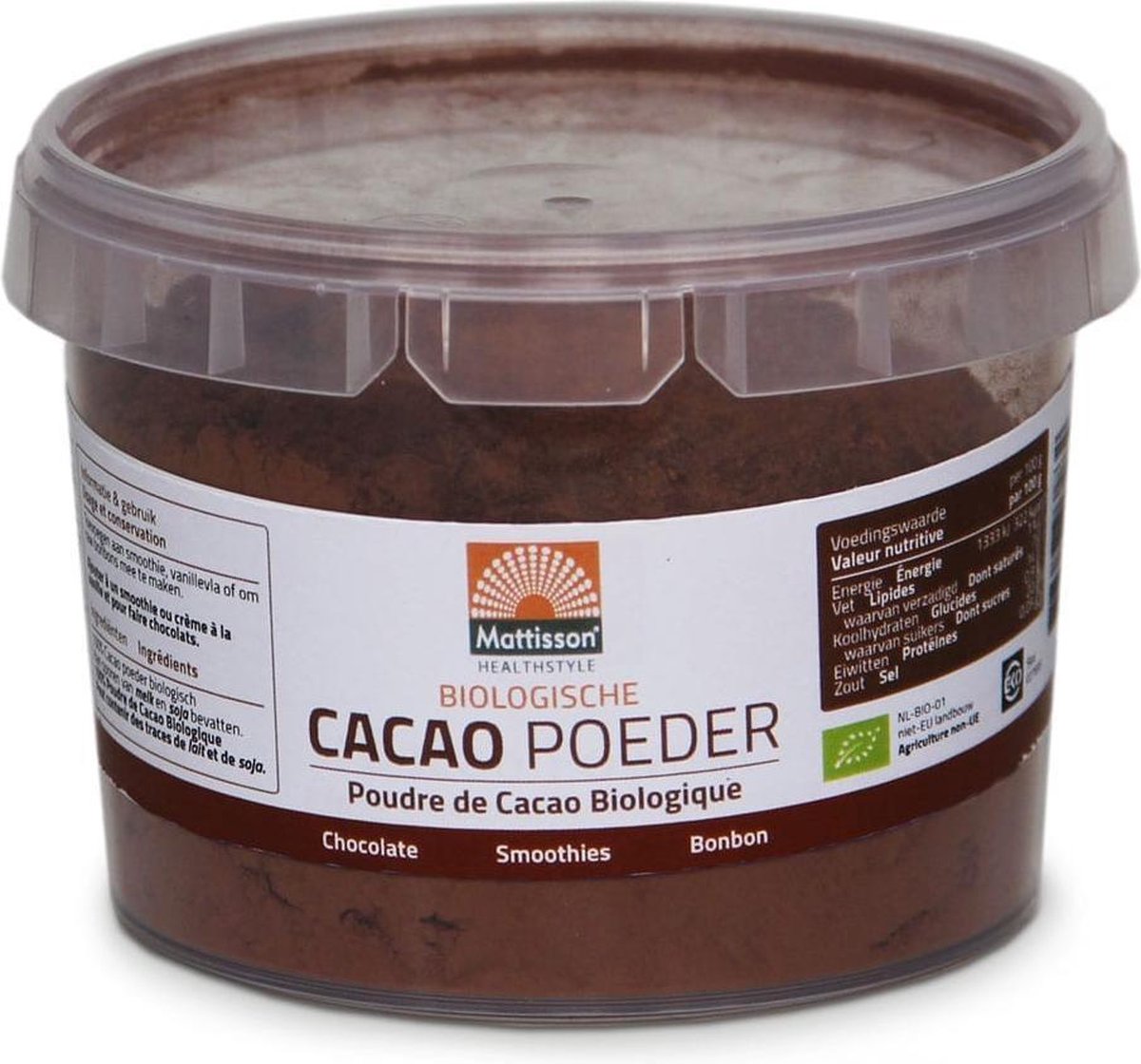 Mattisson Absolute Bio Cacao Poeder - 300 gram