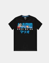 Nintendo Super Mario Fire Mario Men's Tshirt L