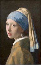 Meisje met de parel, Johannes Vermeer - Foto op Forex - 100 x 150 cm