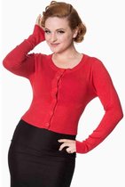 Dancing Days - DOLLY Cardigan - XL - Rood