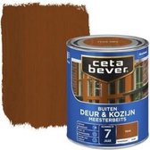 CetaBever Buiten Deur & Kozijn Meester Beits - Glans - Teak - 750 ml