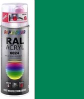 Dupli-Color acryllak hoogglans RAL 6024 verkeersgroen - 400 ml.