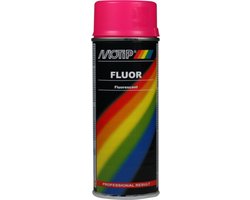 MoTip Fluor Verf ROZE spuitbus 400ml