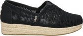 Bobs by Skechers dames espadrille - Zwart - Maat 41