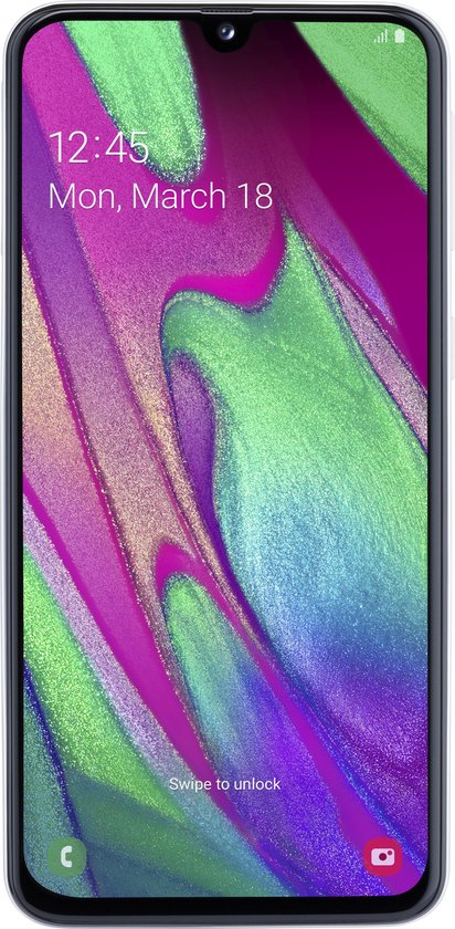 Medisch wangedrag Rose kleur het beleid Samsung Galaxy A40 - 64GB - Wit | bol.com