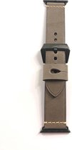 watchbands-shop.nl Leren bandje - Apple Watch Series 1/2/3/4 (42&44mm) - taupe