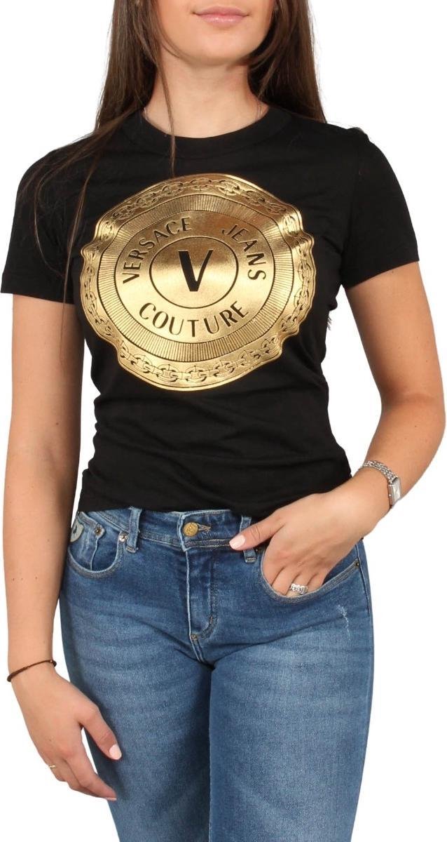 stopverf Woedend textuur Versace Jeans Couture Lady T-shirt ZDP608 47 Foil | bol.com