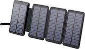 Solar Powerbank - 4 zonnepanelen - 20000 mAh - Zwart