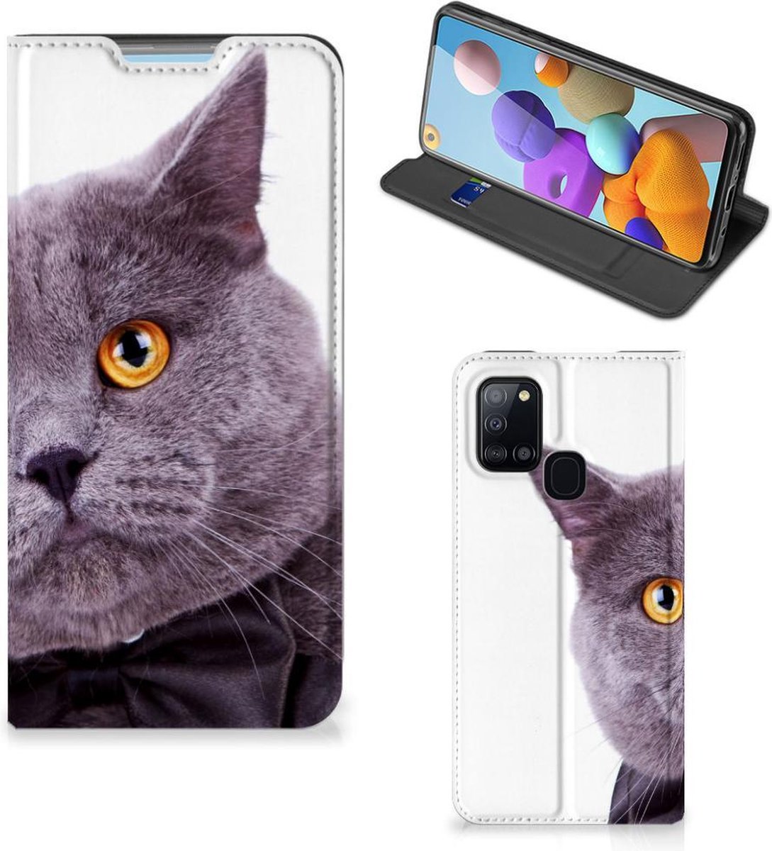 Samsung Galaxy A21s Hoesje maken Kat