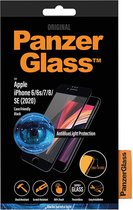 PanzerGlass Screenprotector Geschikt voor iPhone SE (2022) / SE (2020) / 8 / 7 / 6s / 6 - PanzerGlass Anti-Blue Light Case Friendly Screenprotector