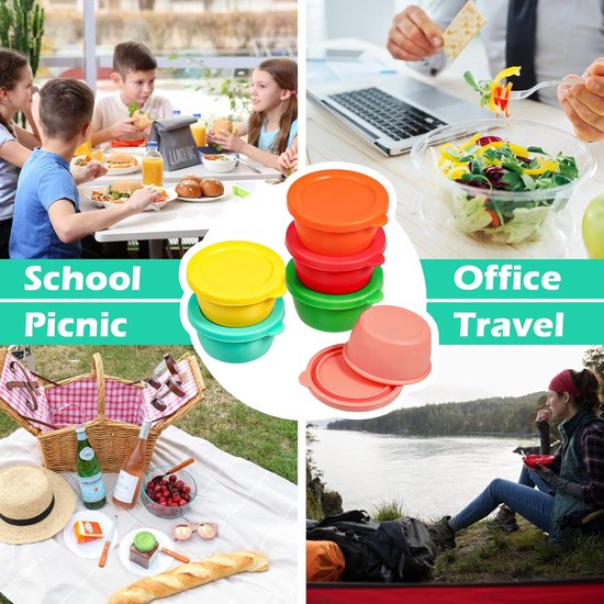 2,5 Oz Salade Dressing Container Roestvrijstalen Kleine Condiment Container met Deksels Lekvrij voor Kinderen Lunch Containers Doos kopen vanaf een prijs van 3.48
