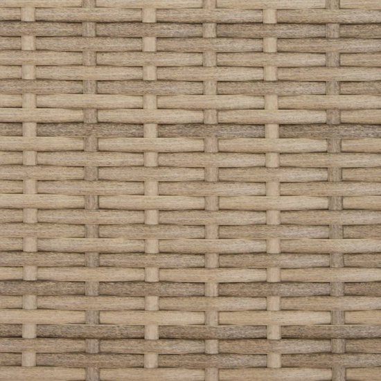 vidaXL-Tuinbank-2-zits-met-voetenbanken-poly-rattan-beige