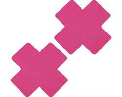 *** 2 Paar Pink Nipple Stickers - Tepel Plakker - Steentjes wit - Tepelstickers Pinch - Nipple Sticker - Tepel Plakker - Tepelstickers - van Heble® ***