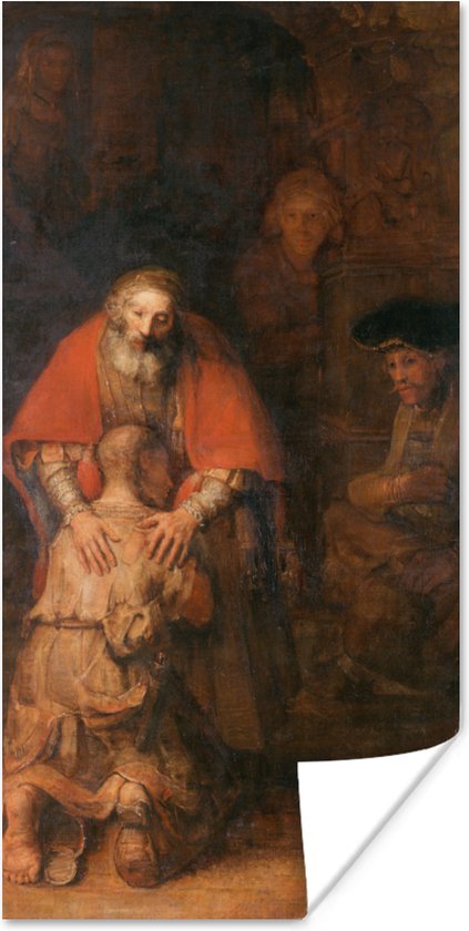 Poster Terugkeer van de verloren zoon - Rembrandt van Rijn