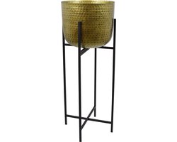 LOFT42 Mara Staande Plantenbak - Goud - Metaal - 87x35