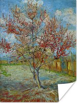 Poster De roze perzikboom - Vincent van Gogh - 30x40 cm