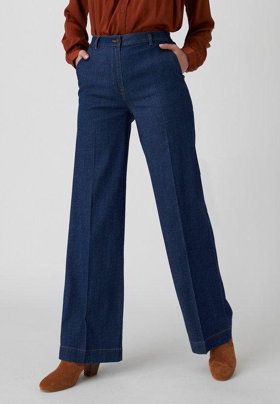 Damart - Wijde jeans, Climatyl - Dames - Blauw - 46